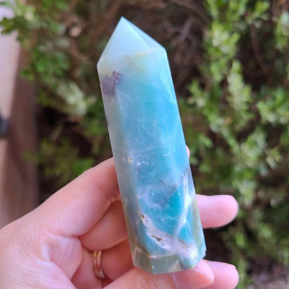 Amazonite crystal tower